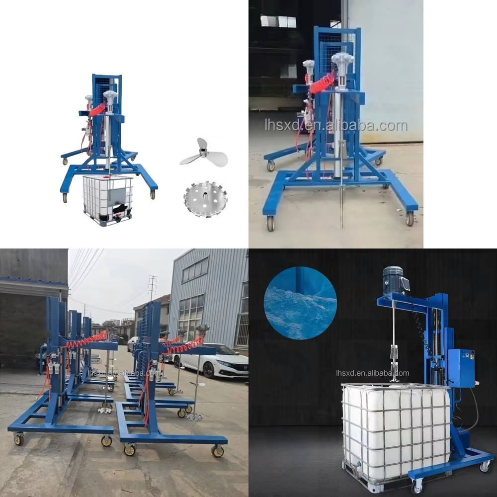 Heavy Equipment Mixer - Telescopic Lifting Agitator for Industrial Vertical