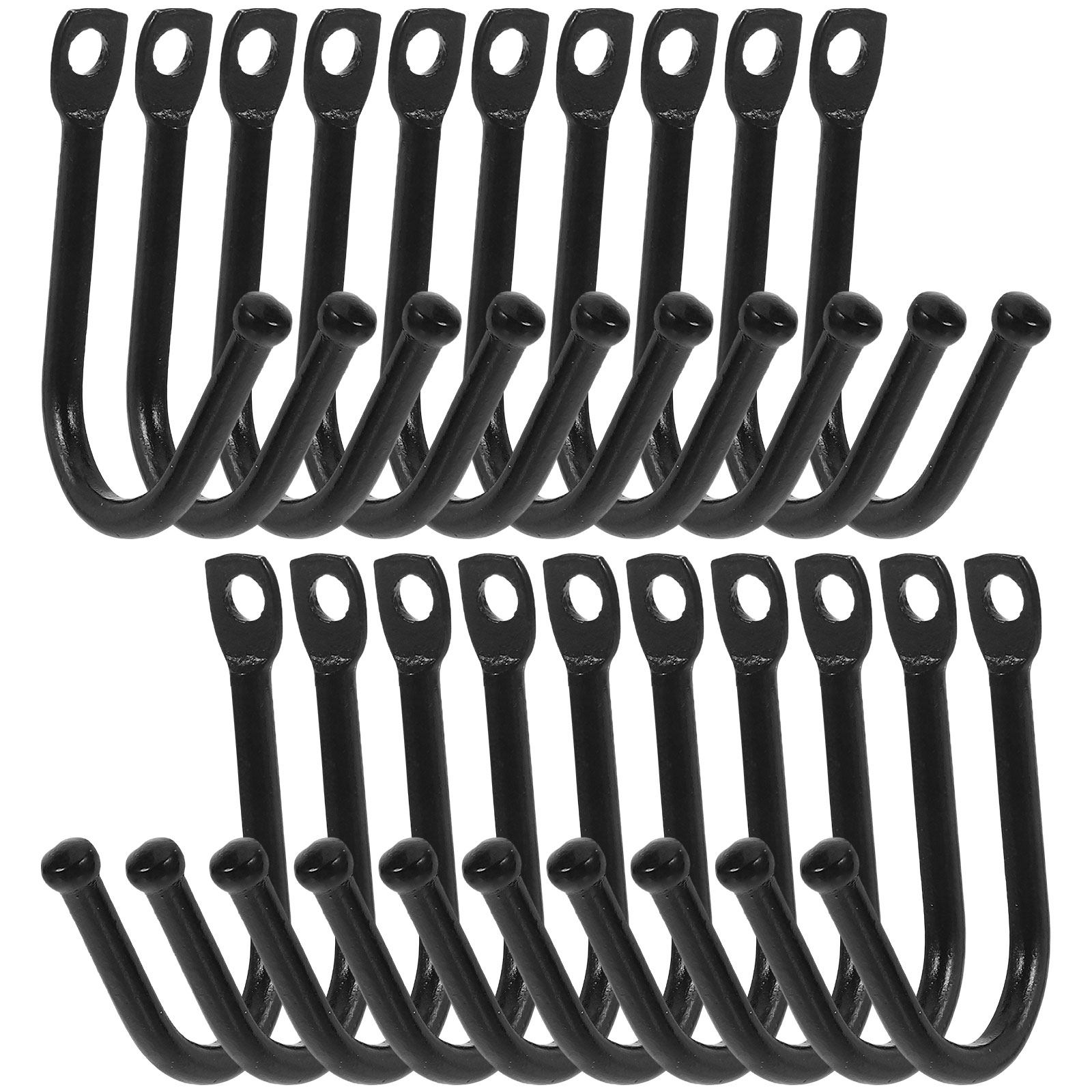 Heavy Equipment Storage Yard - 20Pcs Robust Garage Wall Hooks Heavy