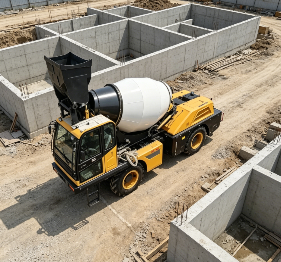 Heavy Equipment Mixer - 3.5m3 Heavy Duty Self Loading Concrete