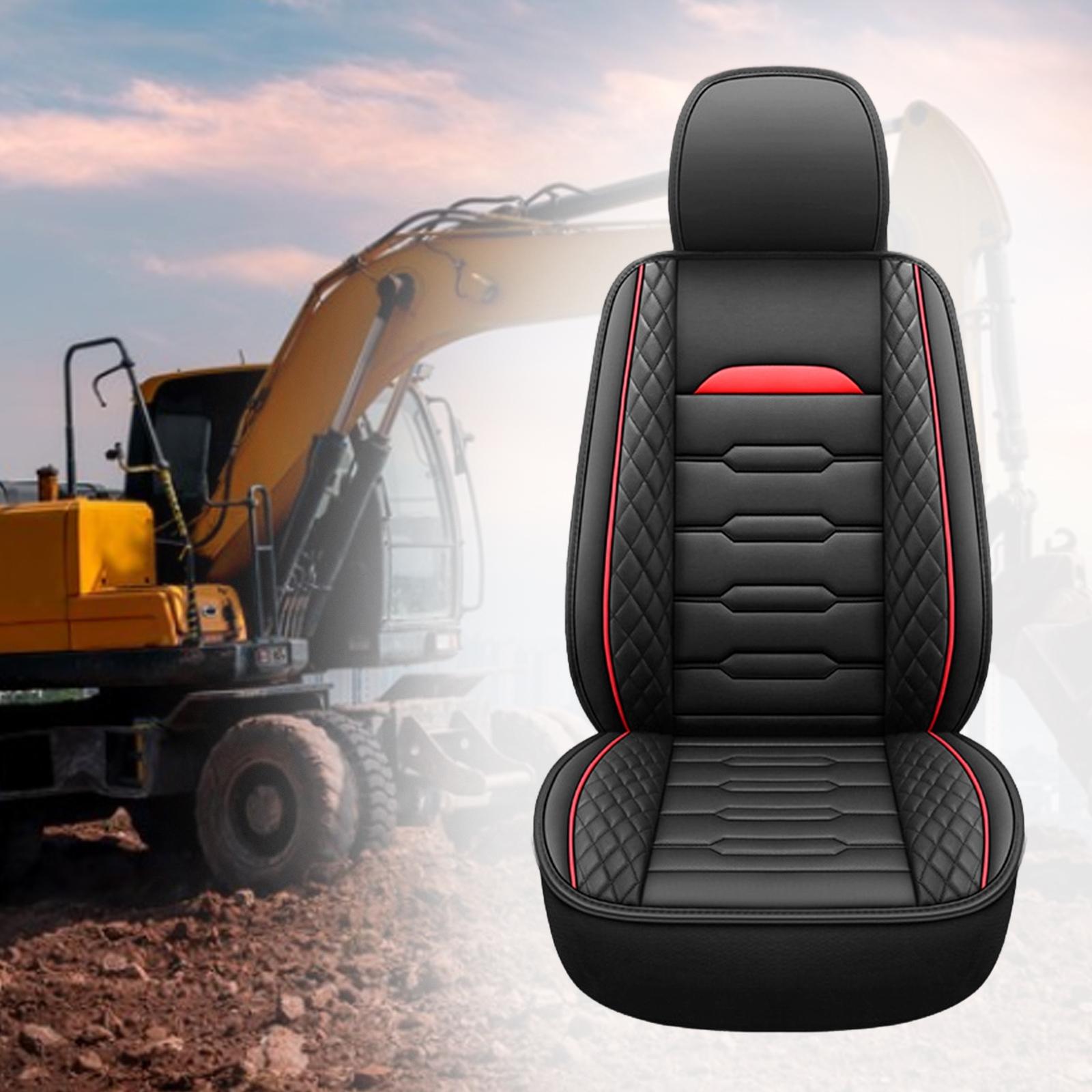 Heavy Equipment Manual - PU Leather Excavator Seat Cushion Breathable