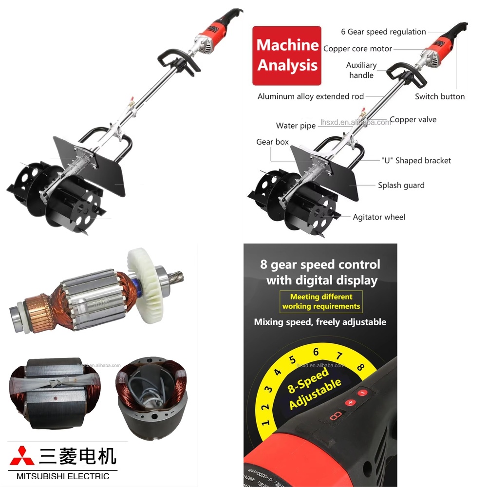 Heavy Equipment Mixer - Portable Concrete Mixer for Dry Powder