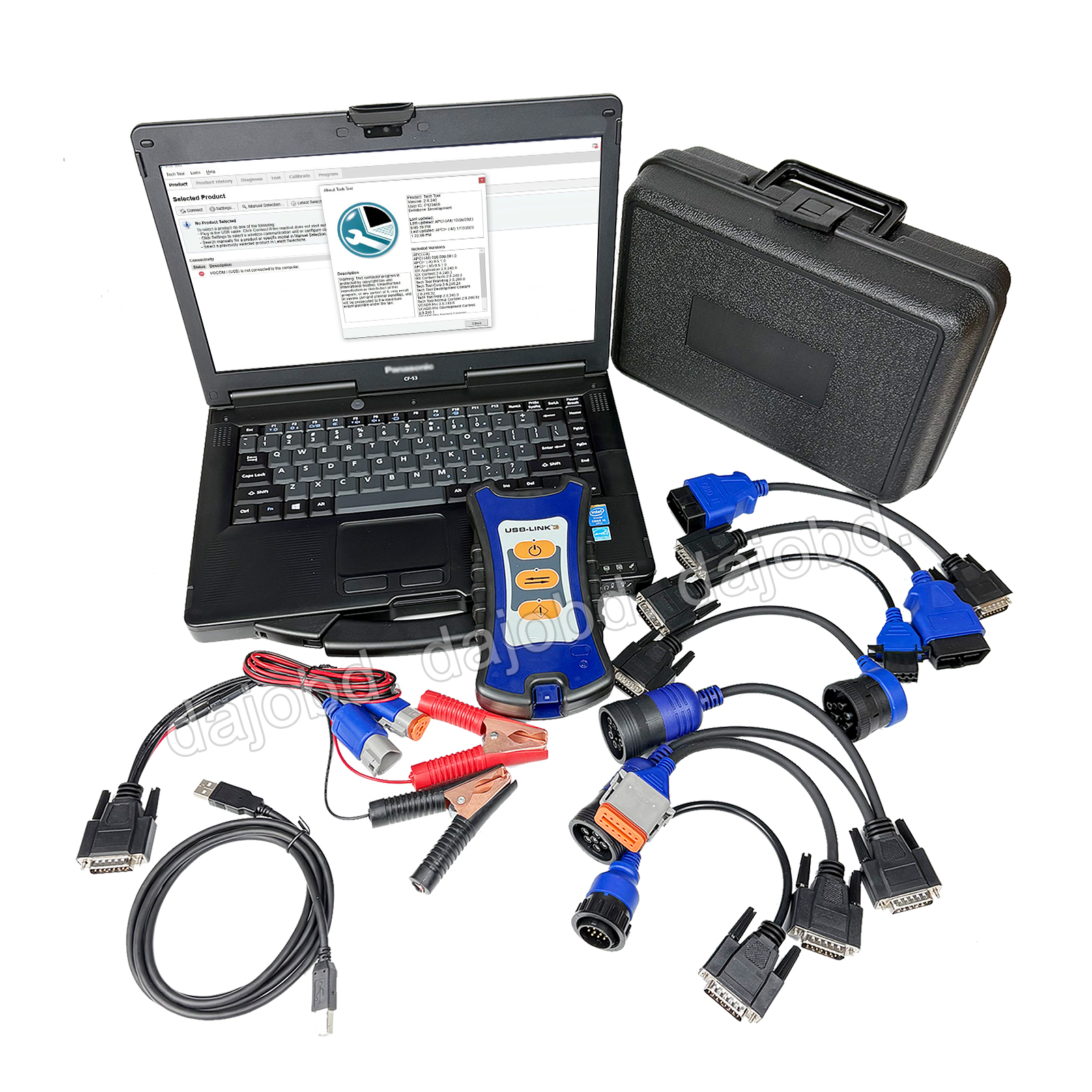Heavy Equipment Diagnostic Tool - CF-54 laptop 16+512g with nexiq tool