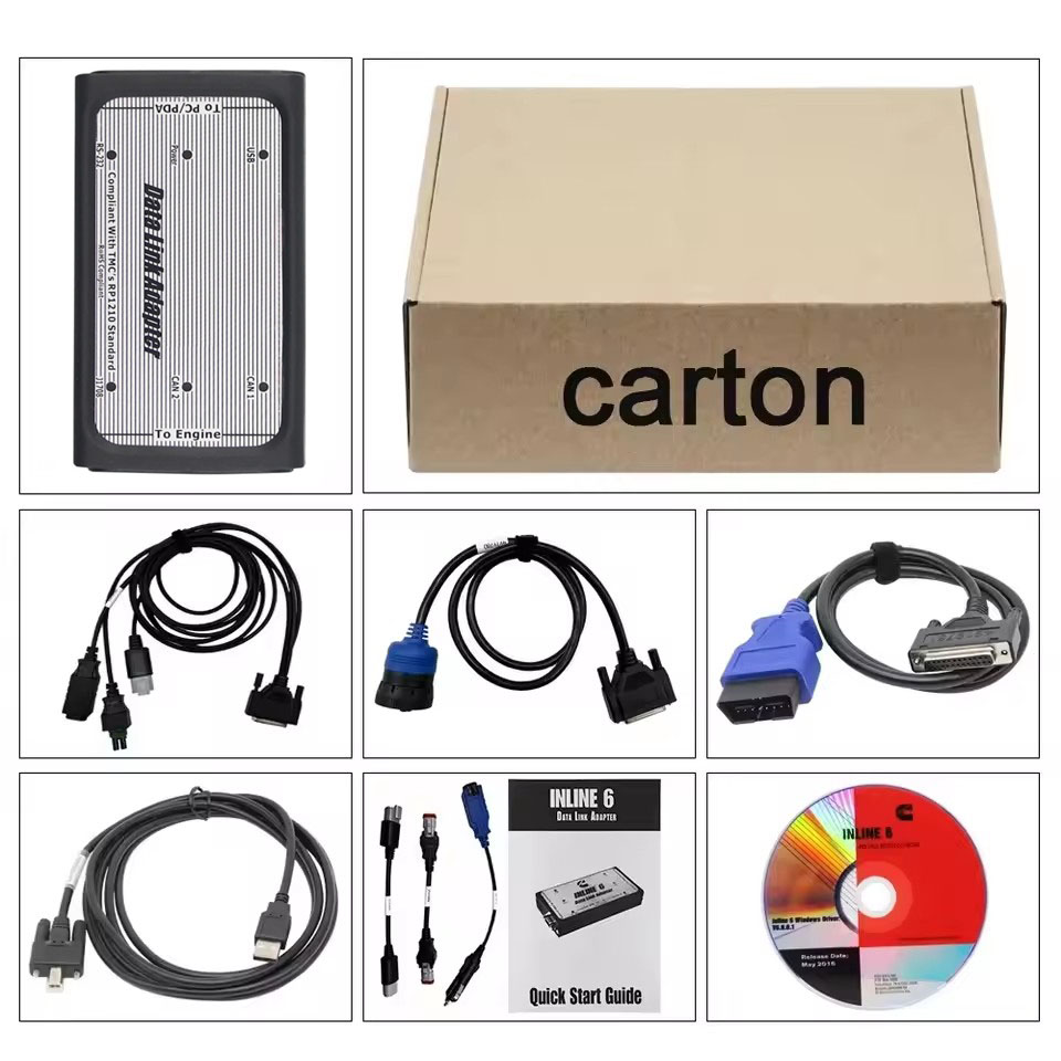 Heavy Equipment Diagnostic Tool - For Cummins INLINE 6 Data Link