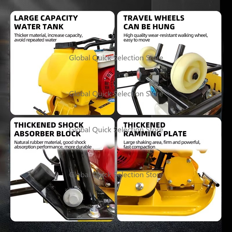 6.5HP Diesel Plate Compactor,  - Plate Compactor Vibrator 评论和价格