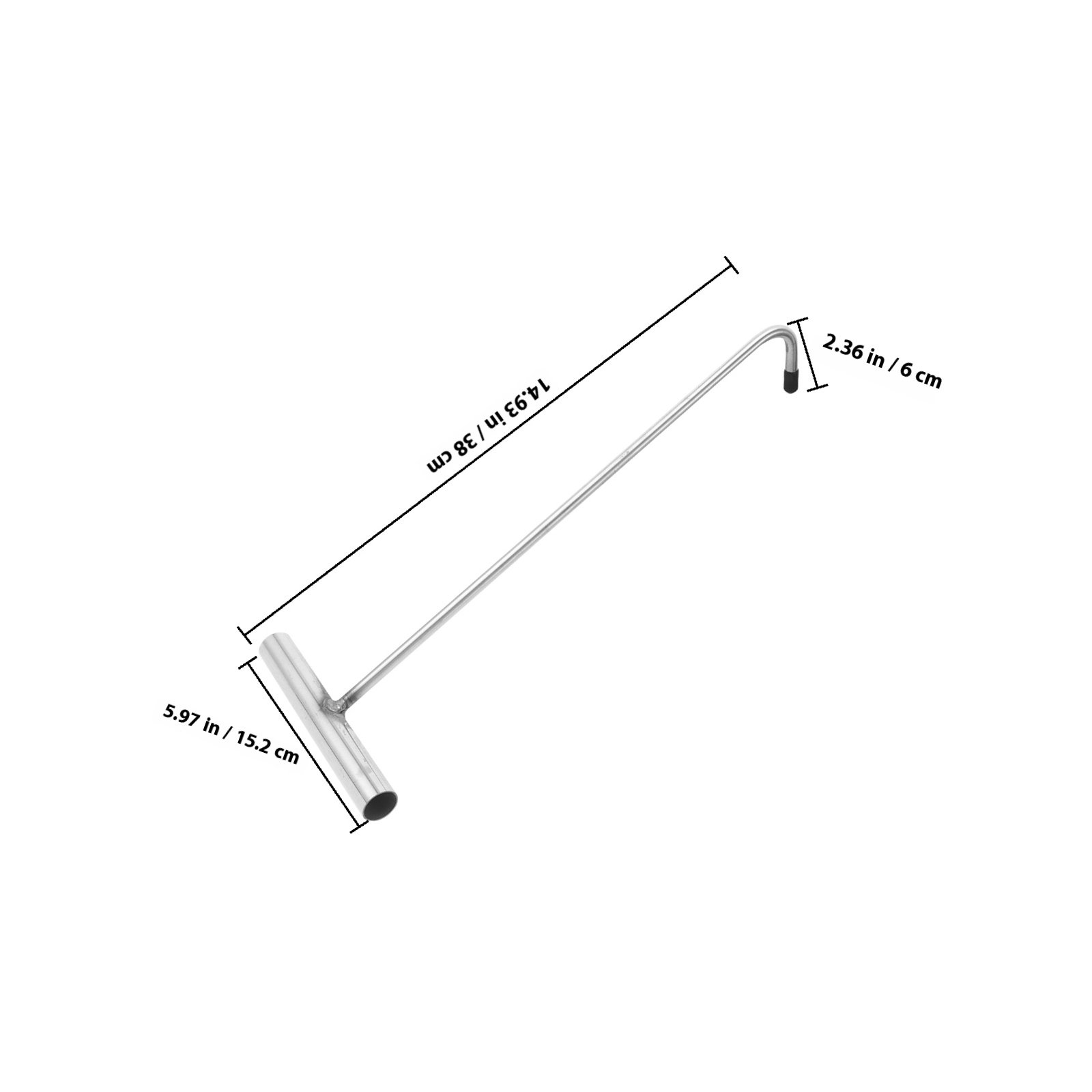 2Pcs Manhole Cover Hook Stainl - Manhole Cover Lifting 评论和价格