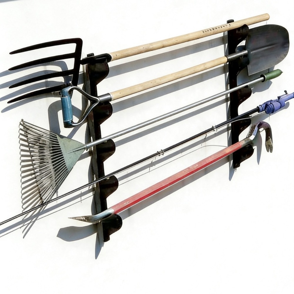 Metal Wall‑Mounted Farm Tool S - Heavy Equipment Storage Yard 评论和价格