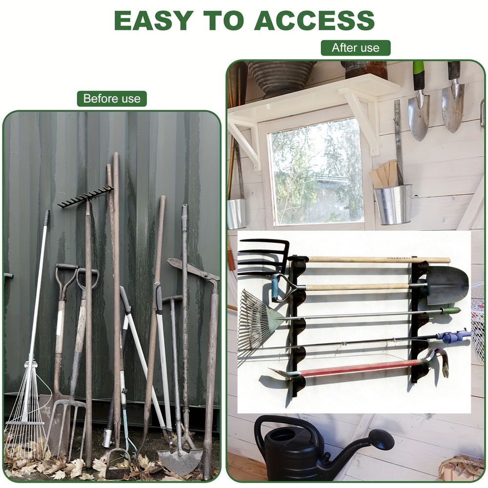 Metal Wall‑Mounted Farm Tool S - Heavy Equipment Storage Yard 评论和价格