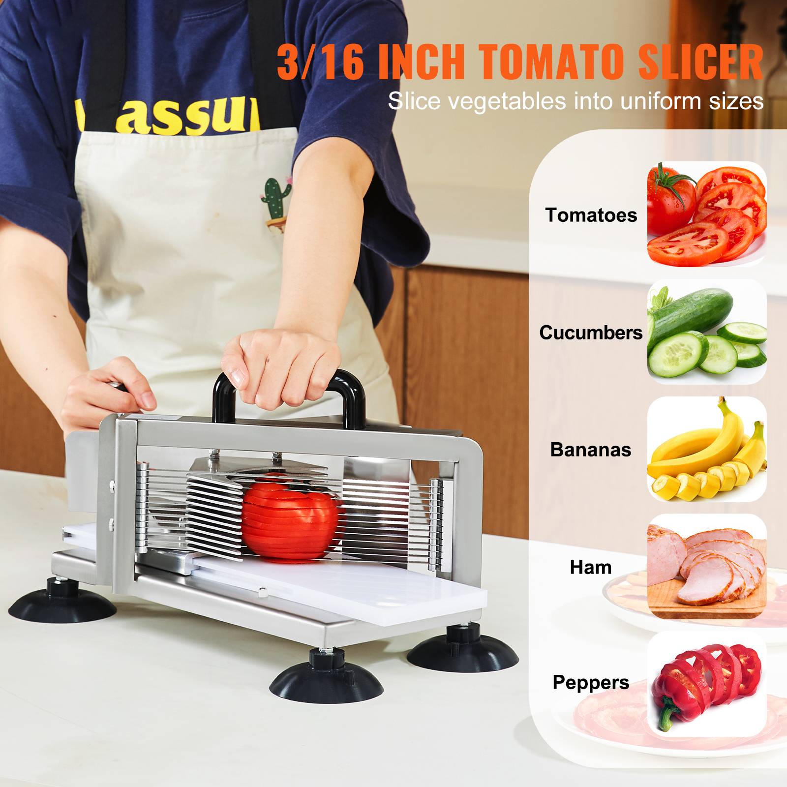 SucceBuy Tomato Slicer 3/16 in - Heavy Equipment Manual 评论和价格