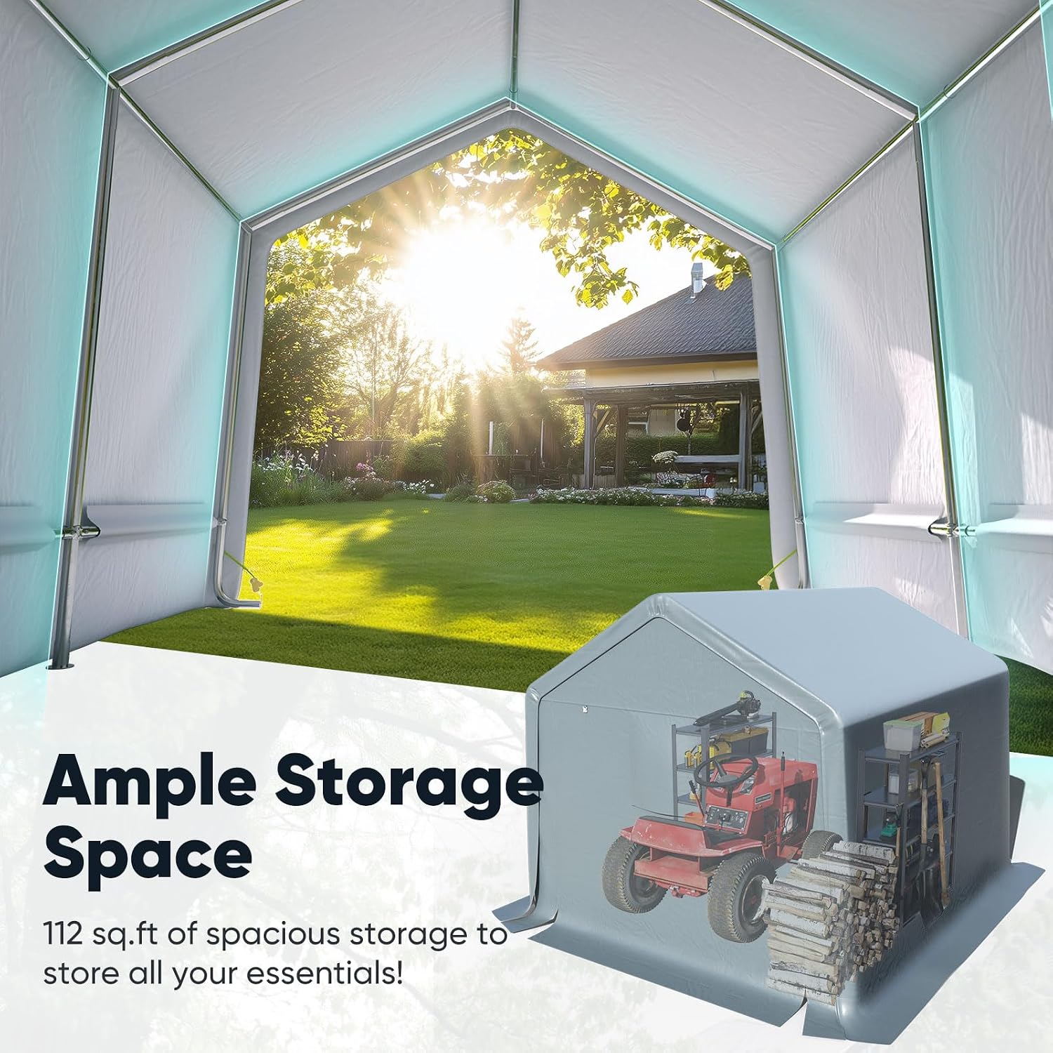Large Outdoor Storage Shed Mul - Heavy Equipment Storage Yard 评论和价格