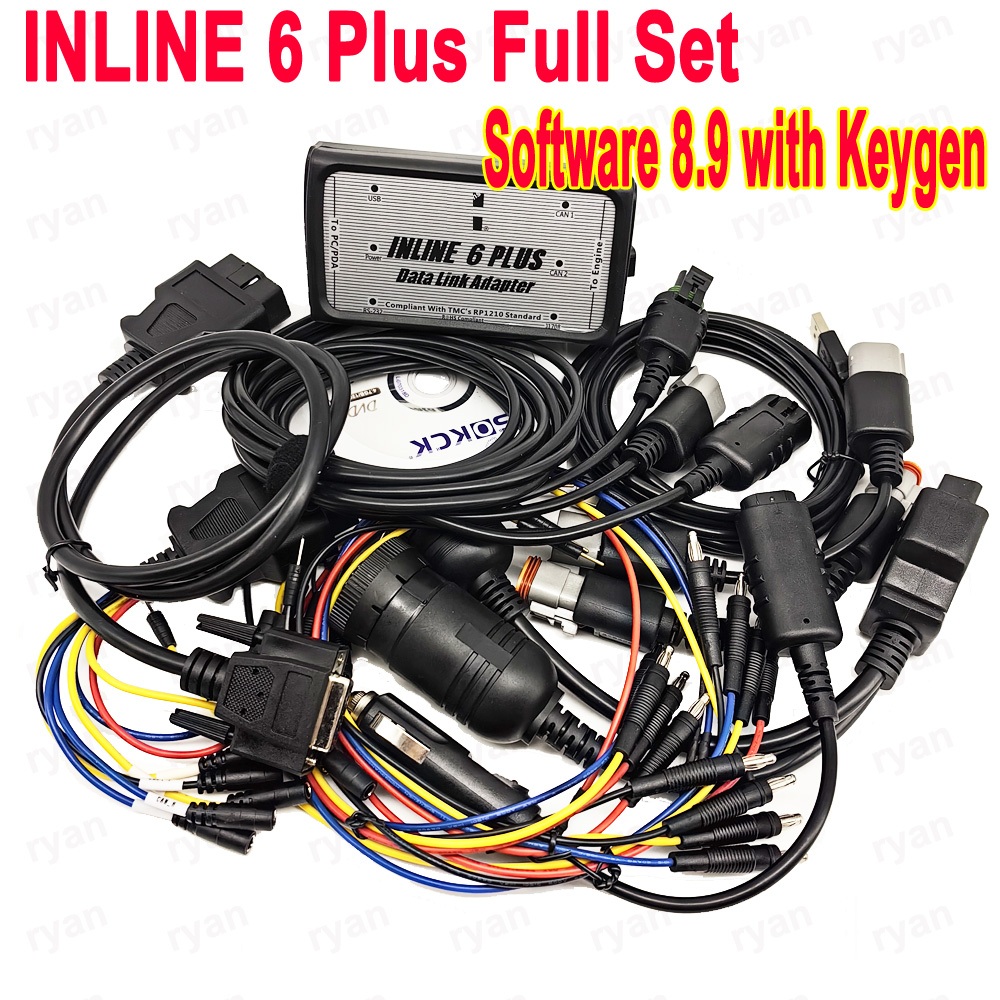For Cummins INLINE 6 Plus V8.9 - Heavy Equipment Diagnostic Tool 评论和价格