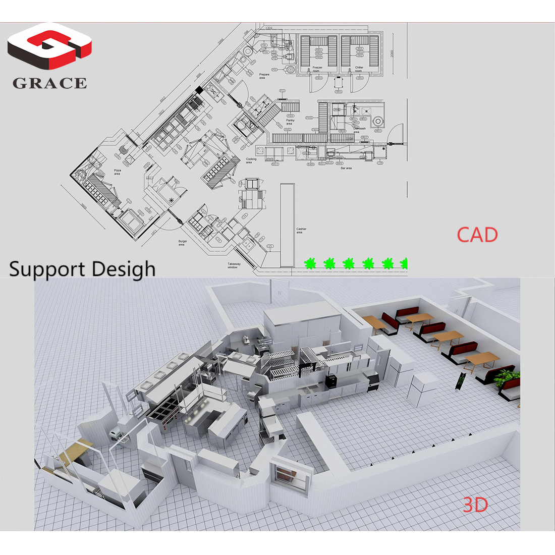 GRACE Heavy SS304 Commercial K - Heavy Equipment Kitchen 评论和价格